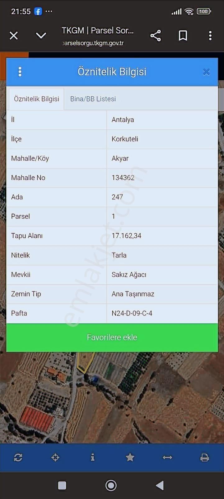 Akyar Mah.yola Cephe İştemeye Uygun 17.162 M2 Satılık Tarla - Görsel 3