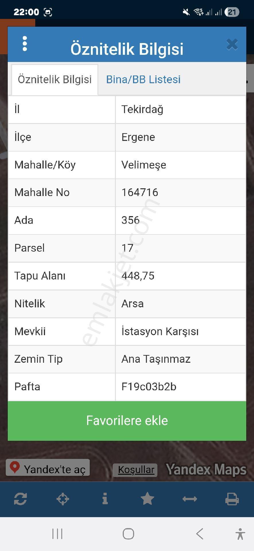 Tekirdağ Ergene Velimeşe Mh Satılık Arsa - Görsel 19