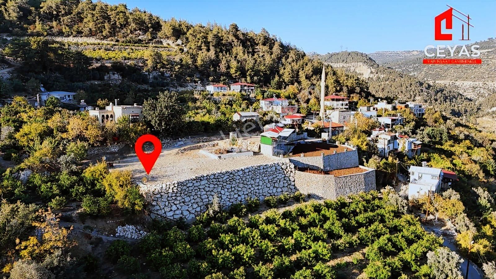 Turunçlu Tiny House Yapımına Uygun Mersin Manzaralı 363m² Arazi