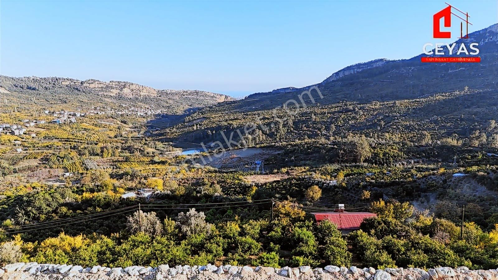 Turunçlu Tiny House Yapımına Uygun Mersin Manzaralı 363m² Arazi - Görsel 2