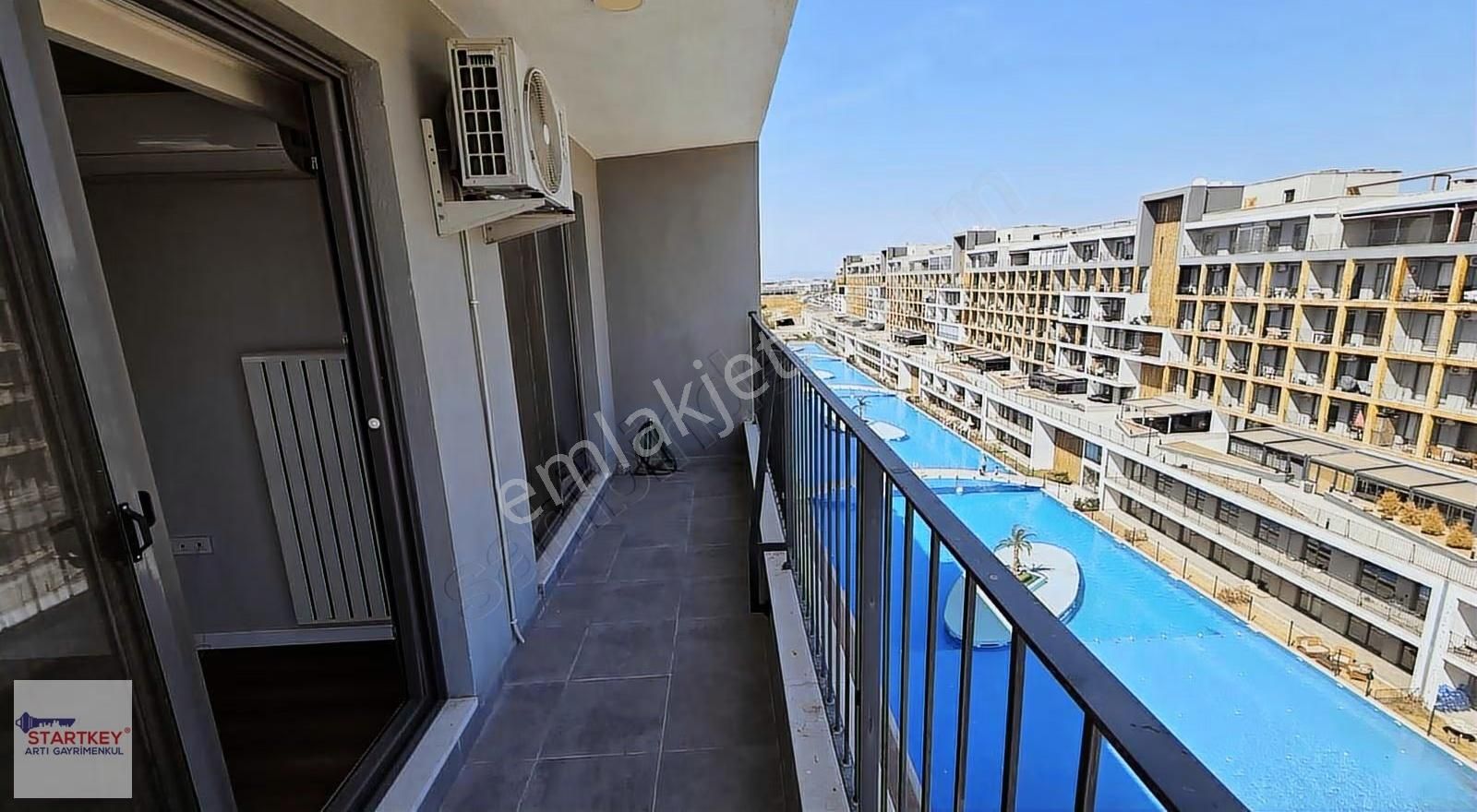 Çiğli Myway Wins Blue Satılık 1+1 Köşe Daire - Boş/havuz Cephe - Görsel 13