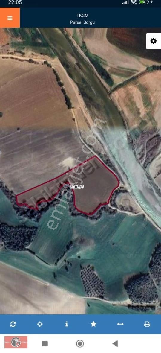 Su Kenarı Bahçe Yapmaya Sebze Yetiştirmeye Musait Tarla