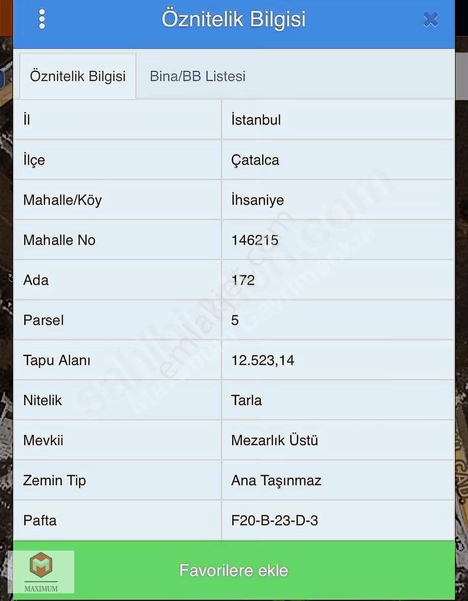 Çatalcada 260 M2 İçinde Konteyner Evi Olan Çaplı Muafakatnameli - Görsel 13