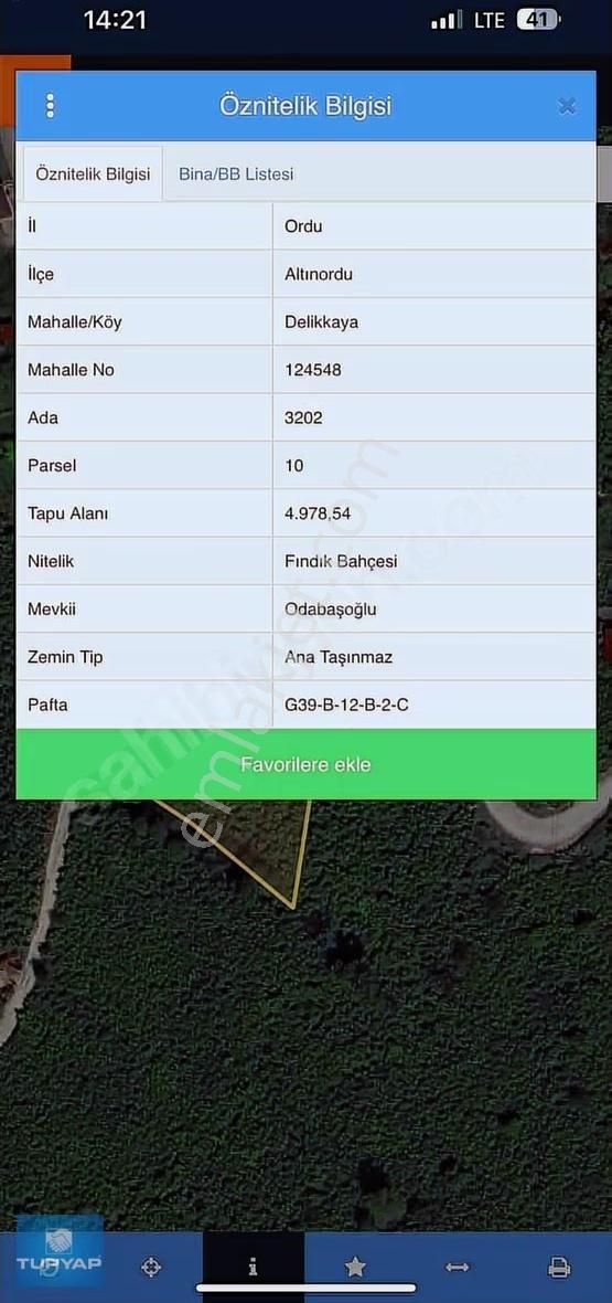 Ordu Altınordu Delikkaya'da Satılık Emsalsiz Bahçe - Görsel 2