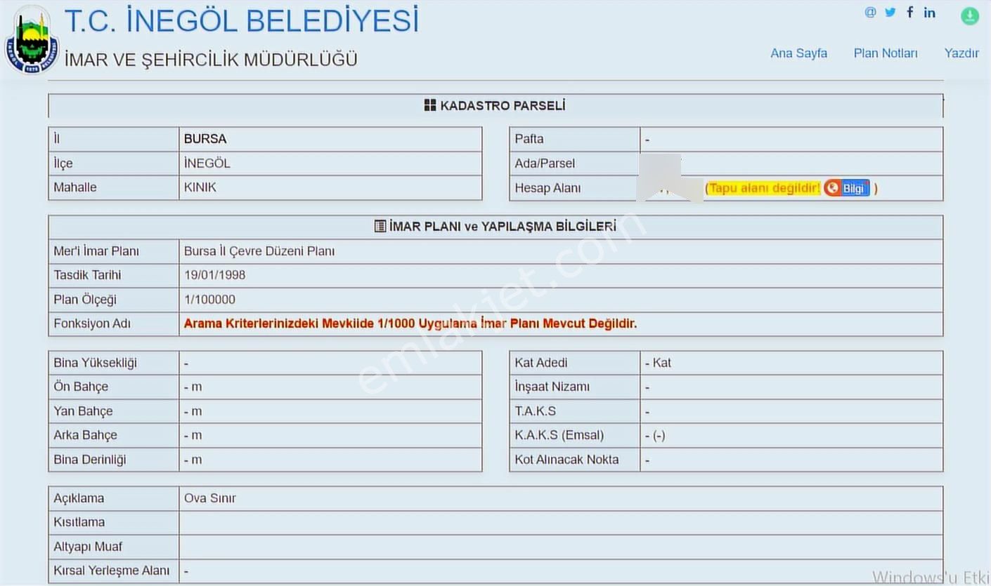 Ulucan'dan İnegöl Kınık'da Satılık Mükemmel Tarla - Görsel 7