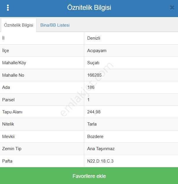 Denizli Acıpayam Suçatı Köyünde 244 M² Tarla Satılıktır - Görsel 8