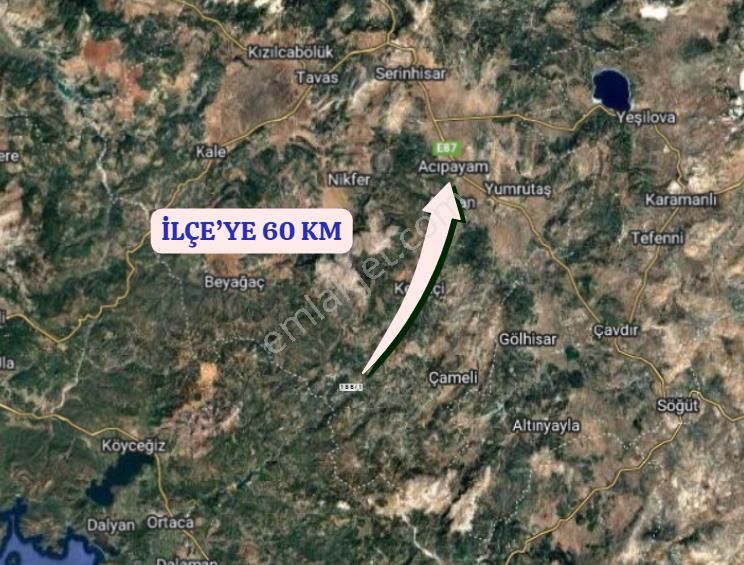 Denizli Acıpayam Suçatı Köyünde 244 M² Tarla Satılıktır - Görsel 6