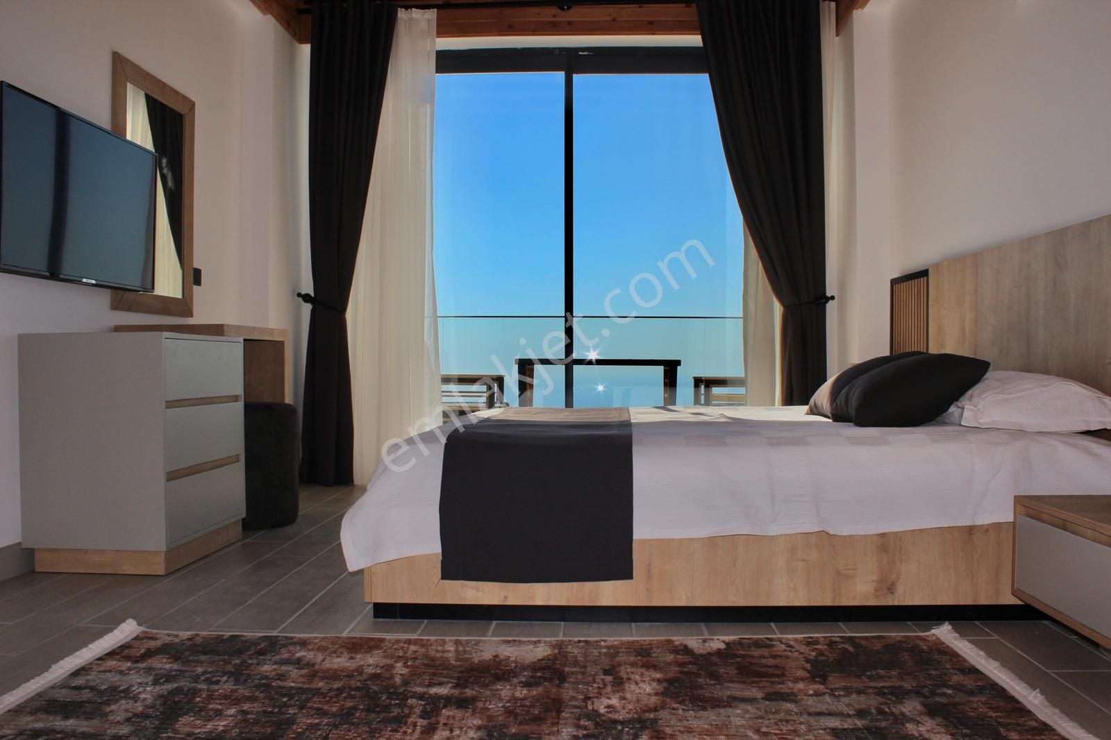 Stop’tan Dünyaca Ünlü Faralya’da Full Deniz Manzaralı 370m² Tripleks Villa - Görsel 27