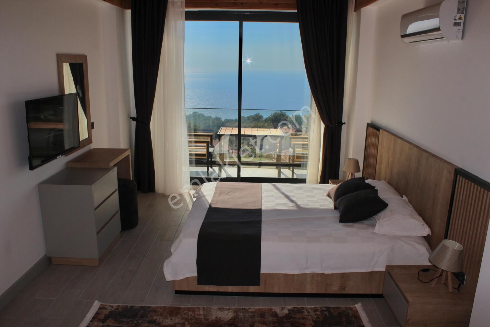 Stop’tan Dünyaca Ünlü Faralya’da Full Deniz Manzaralı 370m² Tripleks Villa - Görsel 22