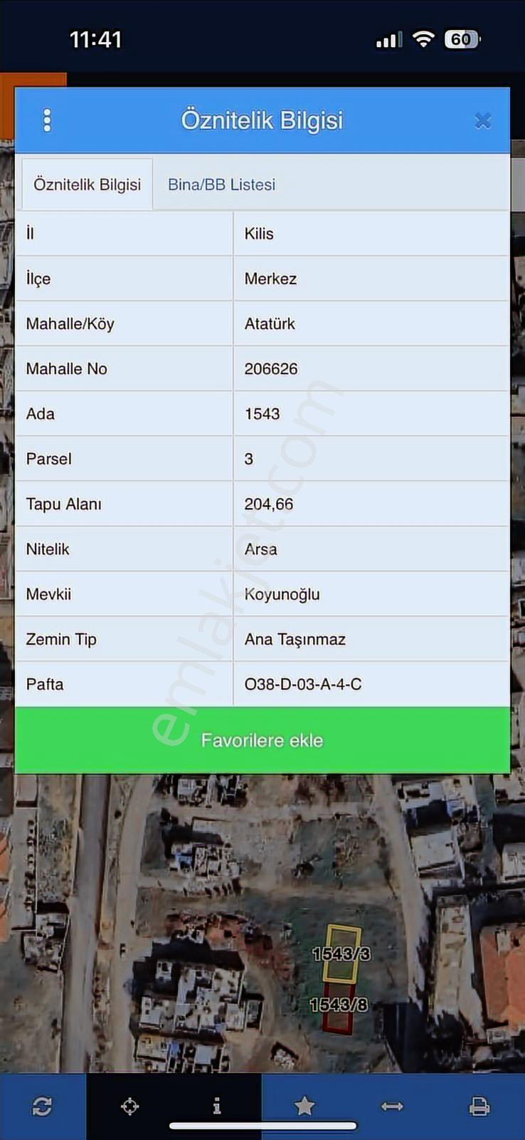 Uyaran 79 Gayrimenkul'den Atatürk Mahallesinde 2 Adet B-3 Arsa - Görsel 18