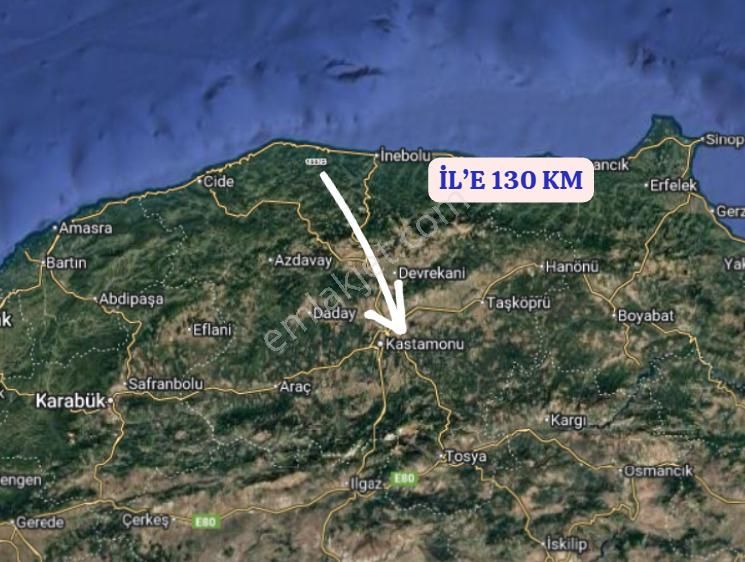 Kastamonu Doğanyurt Haskavak Köyünde 90 M² Bahçe Satılıktır - Görsel 6