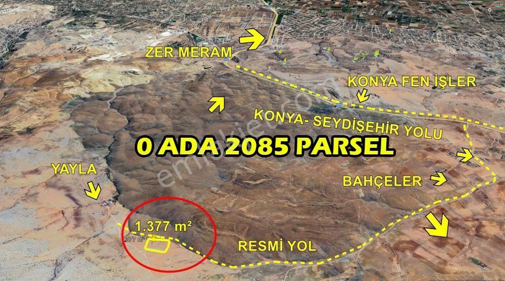 Konya / Meram / Dere Mahallesinde 1.377 M² Hisseli Tarla - Görsel 4