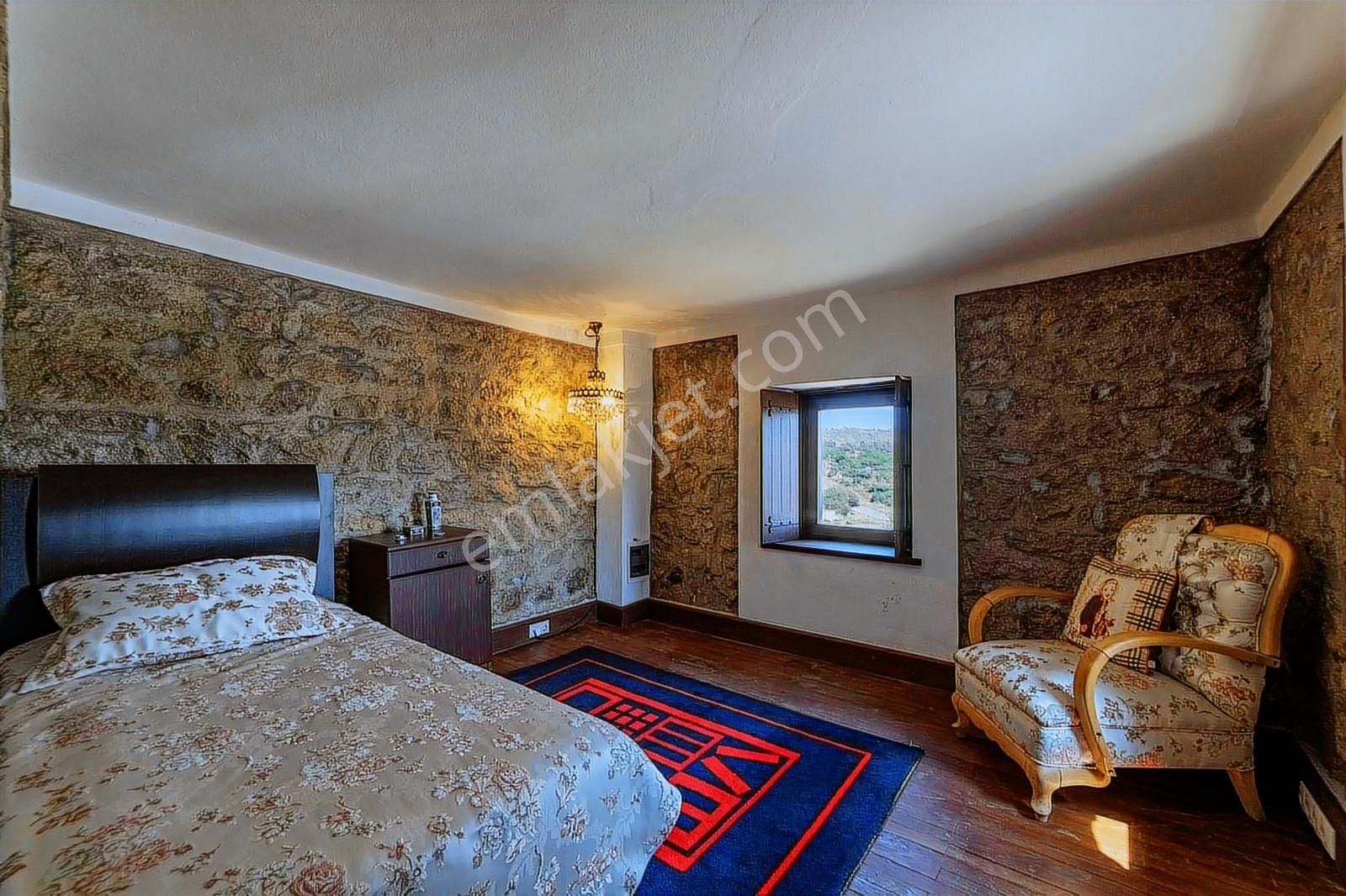 Bodrum Ortakentte Satılık Tarihî Taş Kule Ev 5+2 Özel Havuzlu - Görsel 29