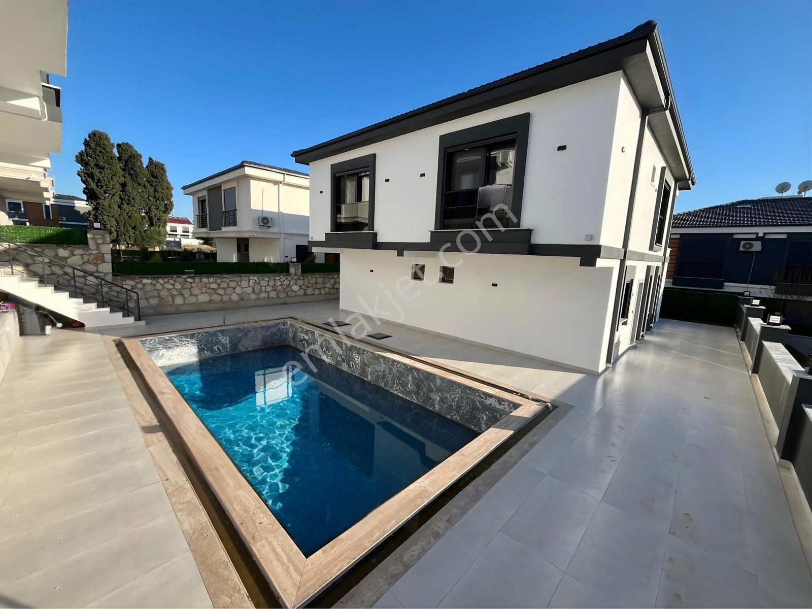 🏡 Didim Hisar Mahallesi | Havuzlu Butik Sitede Müstakil Bahçeli Villa-98