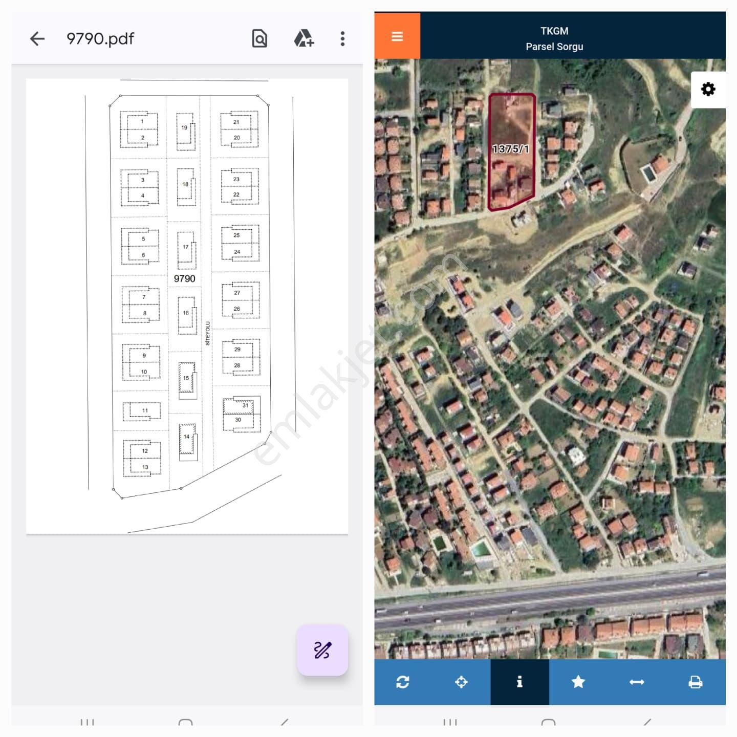 Marmara Ereğlisi Satılık Arsa Villa İmarlı