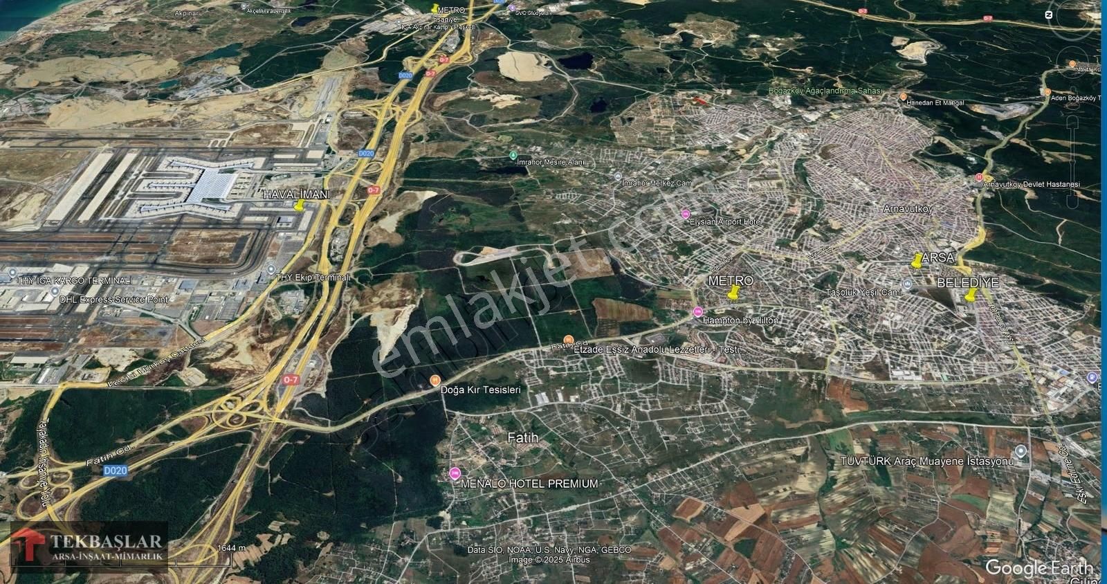 Tekbaşlar'dan Vadi Park Tarafında Satılık Arsa - Görsel 3