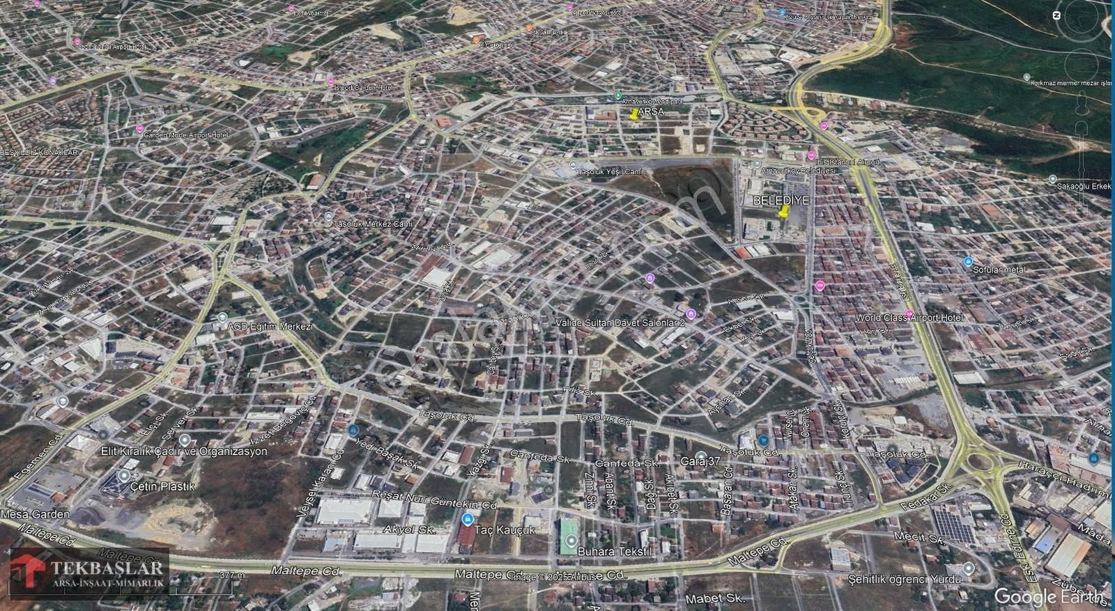 Tekbaşlar'dan Vadi Park Tarafında Satılık Arsa - Görsel 7