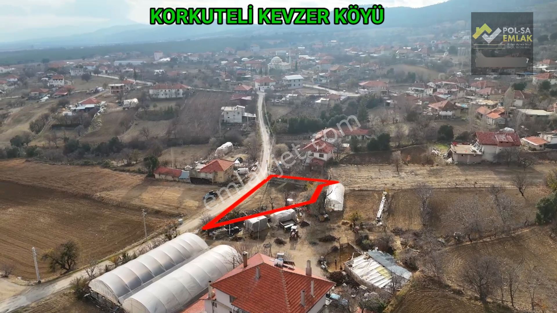 ✅korkuteli✅kevzer Köyü✅satılık 512m2 Köy İçi Arsa - Görsel 4