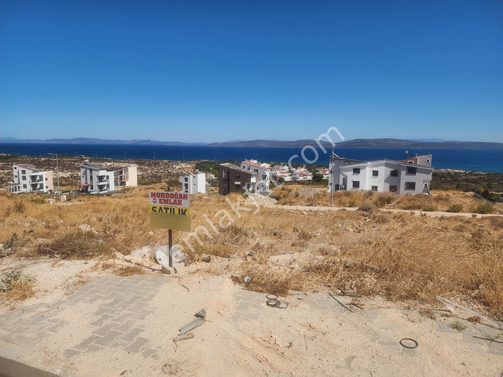 Mordoğan Emlaktan Deniz Manzaralı 2.5 Kat İmarlı Satılık Arsa - Görsel 5