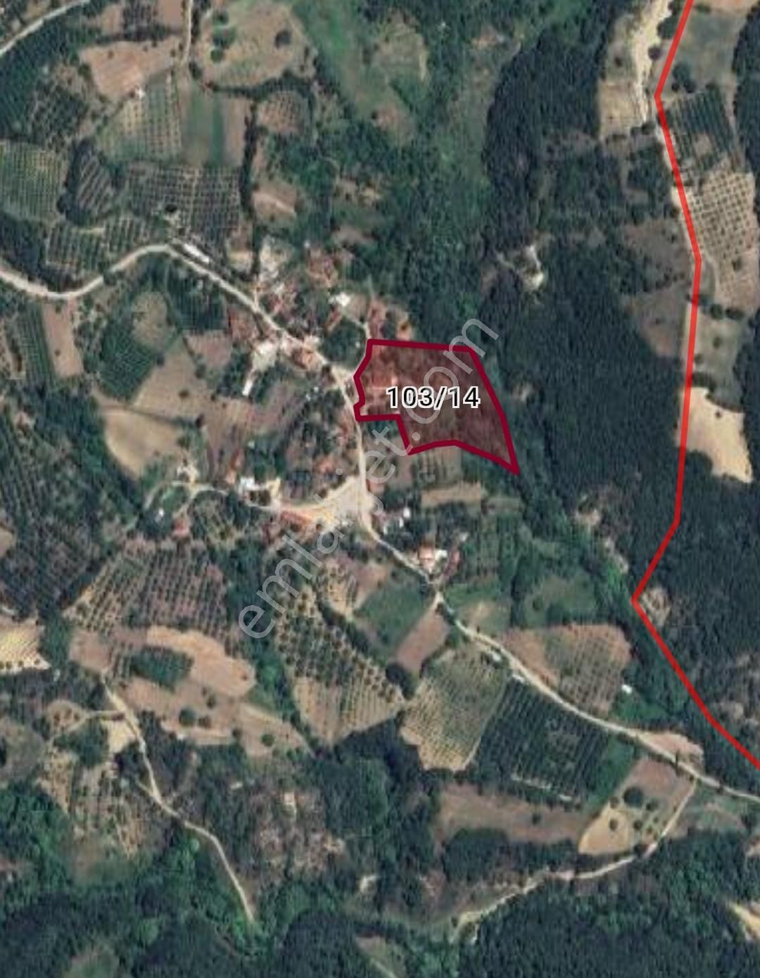 Bursa İnegöl Eski Köy Mah 10.683m2içinde Ahşap Ev Ve Bahçesi Olan Satılık Bahçe - Görsel 2