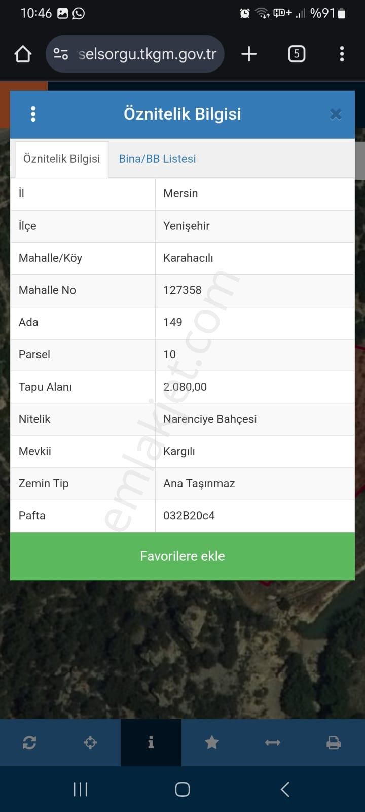 Wisrem'den Son Fırsat!!! Karahacılıda 2080 M2 Yatırımlık Bahçe - Görsel 2