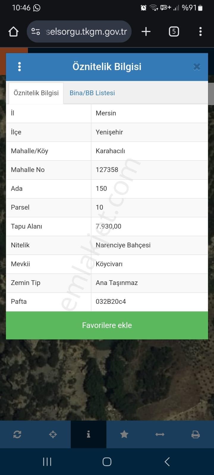 Wisrem'den Son Fırsat!!! Karahacılıda 2080 M2 Yatırımlık Bahçe - Görsel 3
