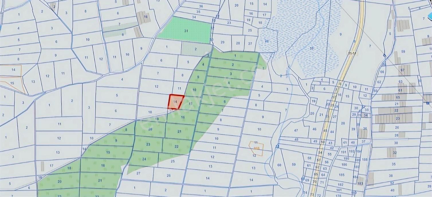 Menderes Develi Satılık Tarla Hisesi 297m2 - Görsel 5