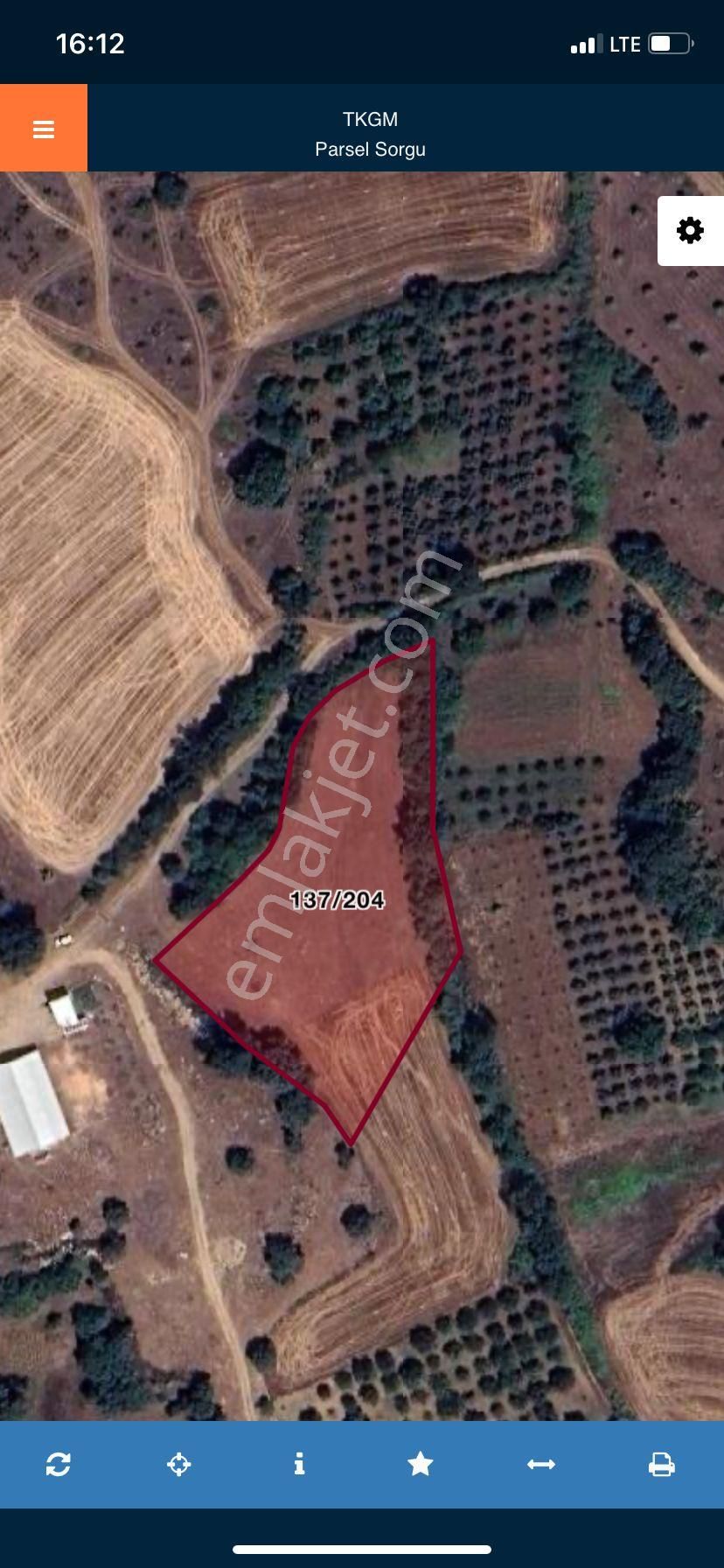 Bursa İnegöl Şehitler Mah 3.875.00m2 Satılık Tarla