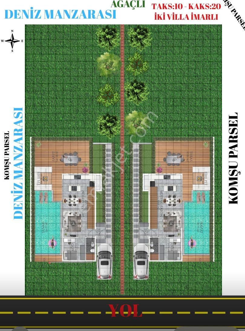 Kuşadası Golf Resort Bölgesi’nde 2 Villalık Arsa - Görsel 3