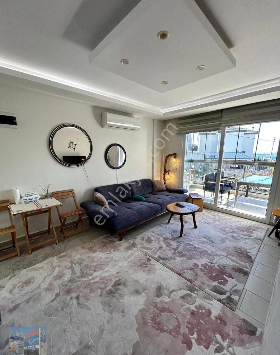 Didim Akbük'te Full Deniz Manzaralı 1+1 Esyalı Daire - Görsel 12