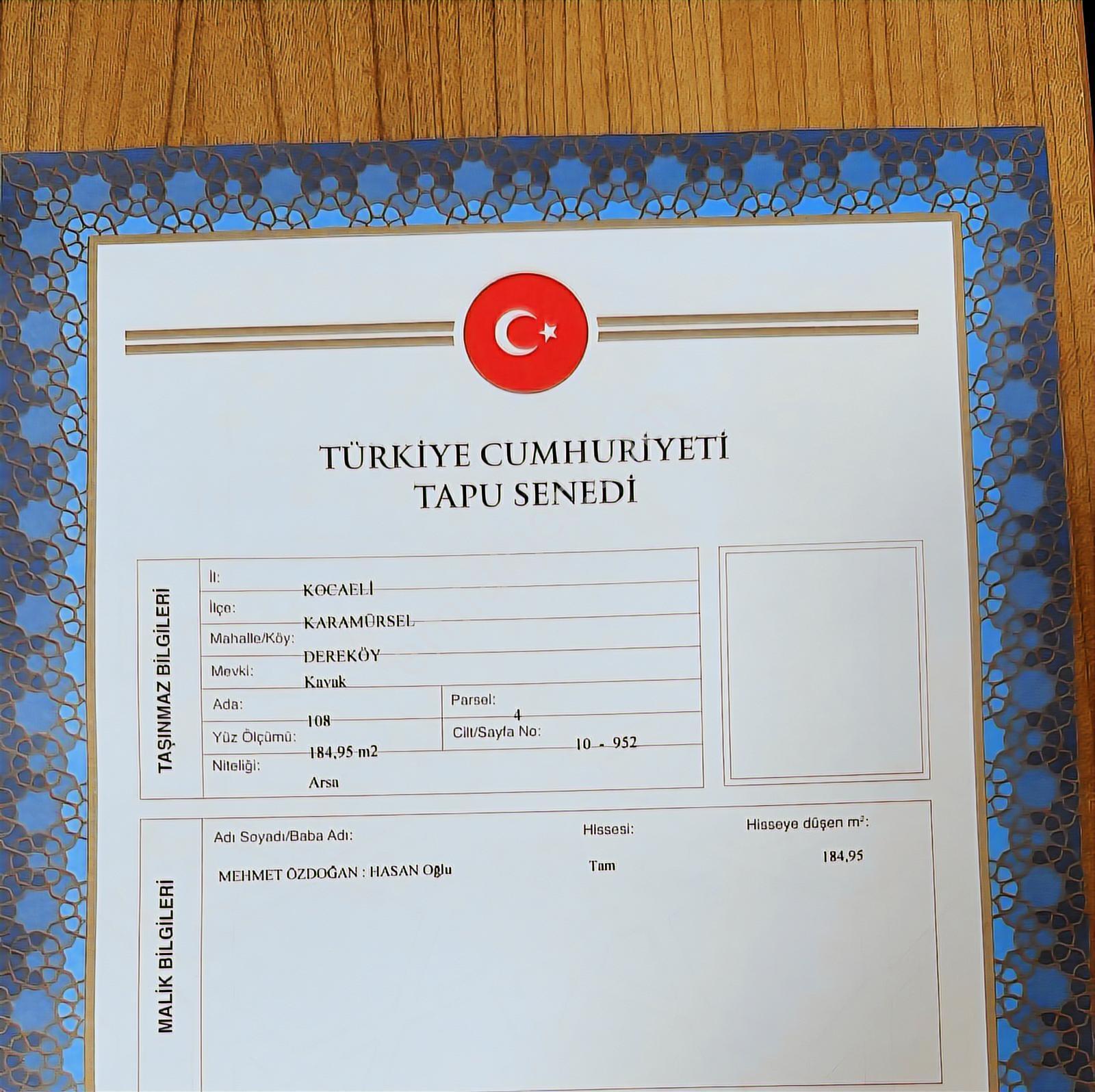 Karamürsel İn İncisi Dereköy De Villa İmarlı Arsa - Görsel 11