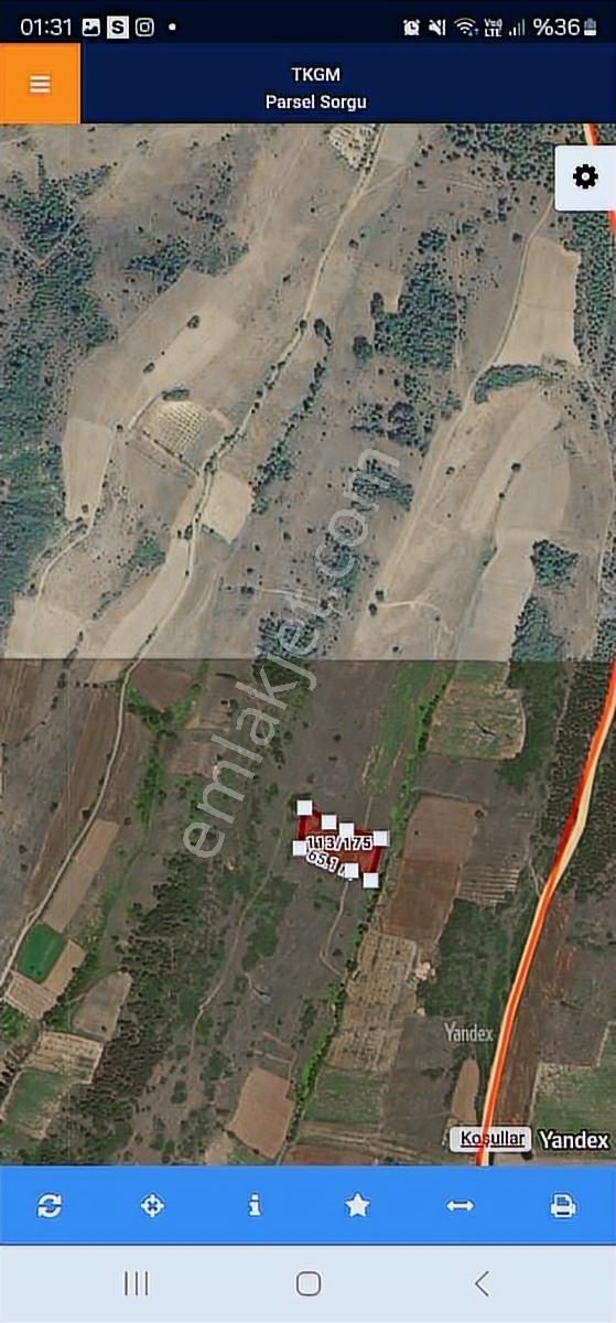 Kayalardan Hobi Bahçesi Bağevi İçin Yenişehirde Kupon Arazi - Görsel 4