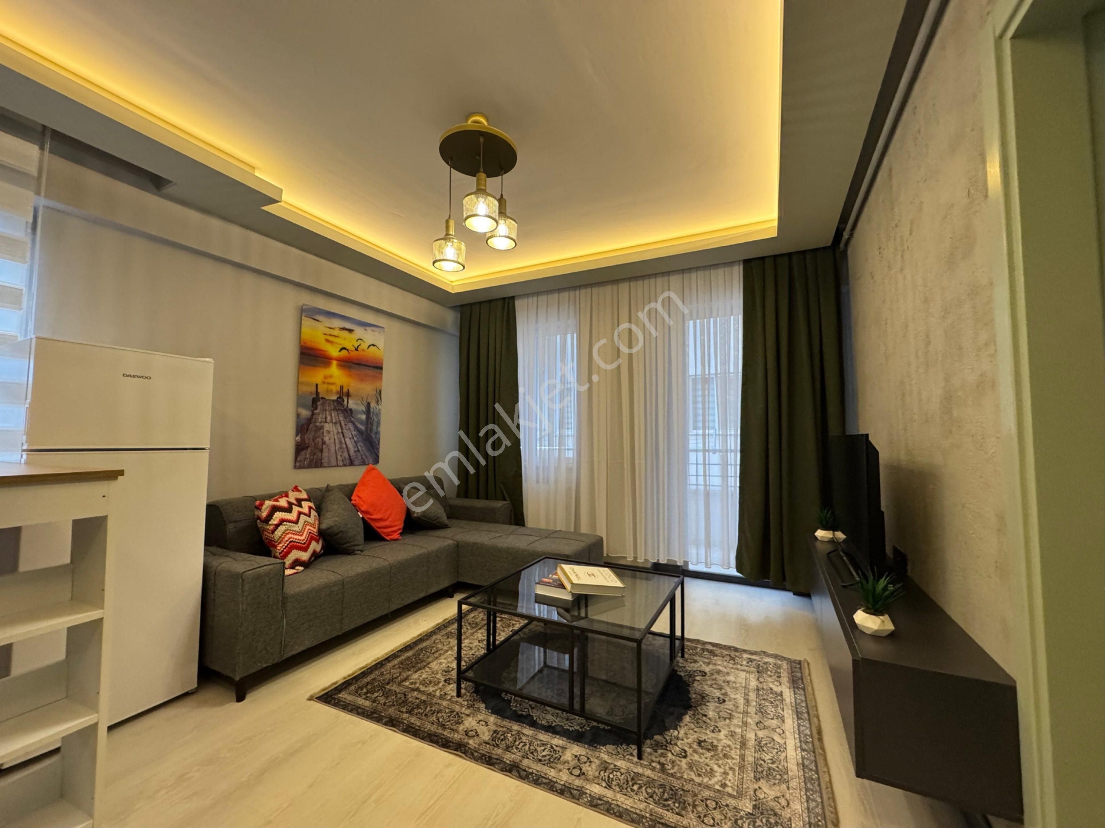 Bahar'dan Dumlupınar'da Site İçinde 1+1 Lüx Eşyalı Kiralık Daire - Görsel 14