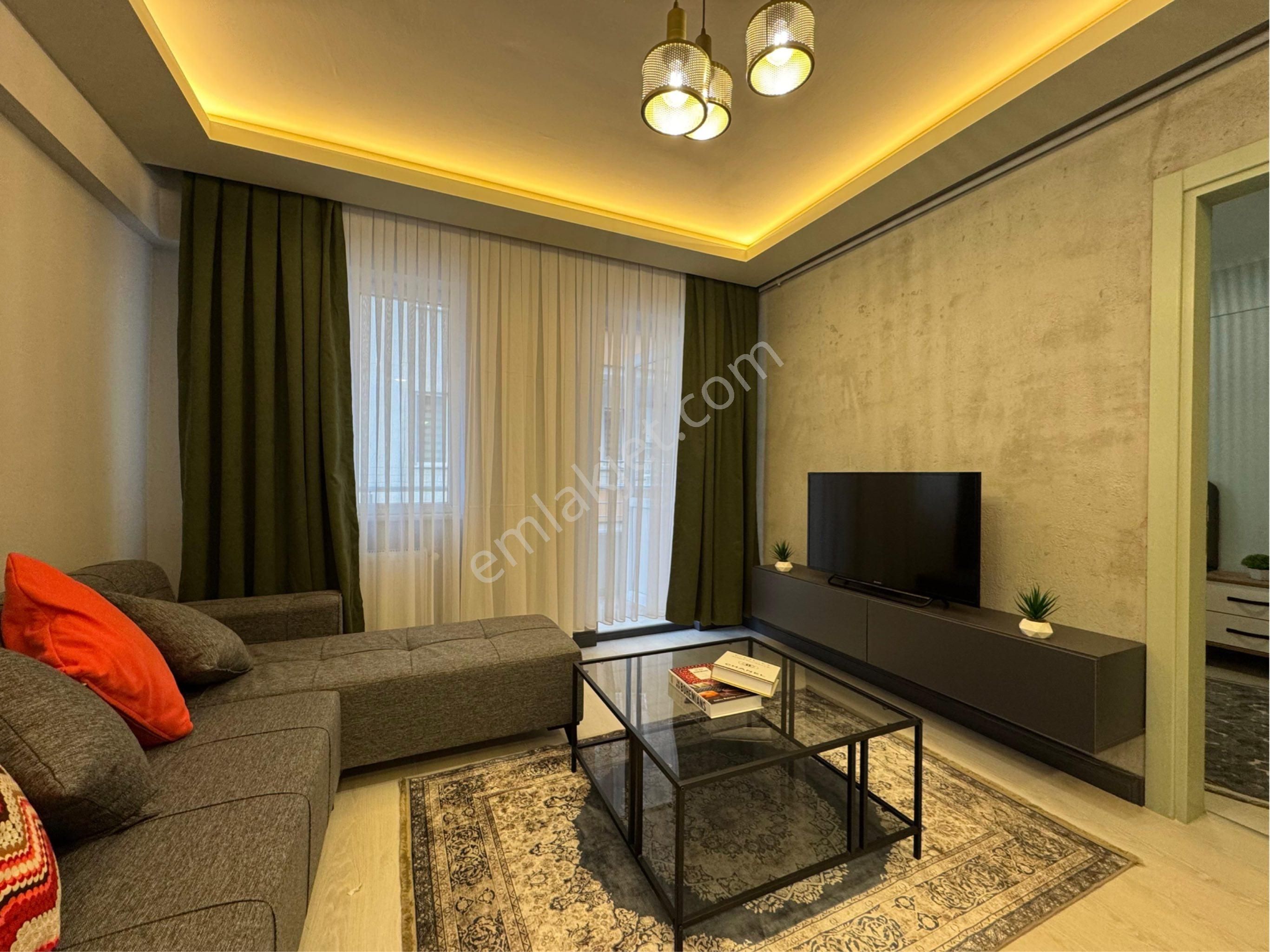 Bahar'dan Dumlupınar'da Site İçinde 1+1 Lüx Eşyalı Kiralık Daire - Görsel 25
