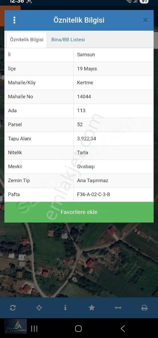 Mavi Atlas Turhan Karabel Den Kertme'de 4 Dönüm Fırsat Tarla - Görsel 2