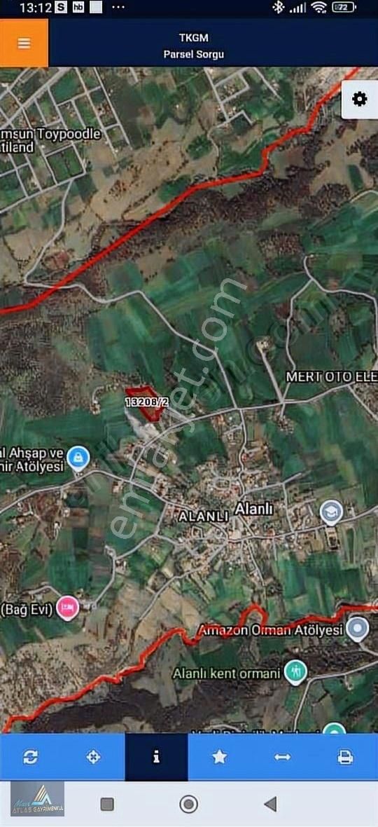 Mavi Atlas'tan Atakum Alanlı Da İmar Kapsamında Satılık Tarla - Görsel 3