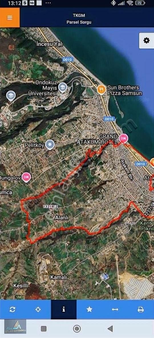 Mavi Atlas'tan Atakum Alanlı Da İmar Kapsamında Satılık Tarla - Görsel 5