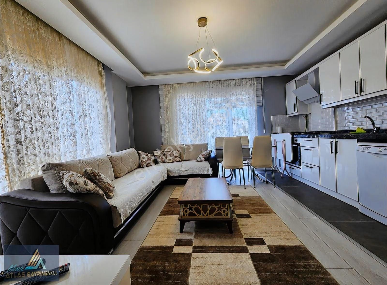 Mavi Atlas'tan Ara Kat Eşyalı 1+1 Daire