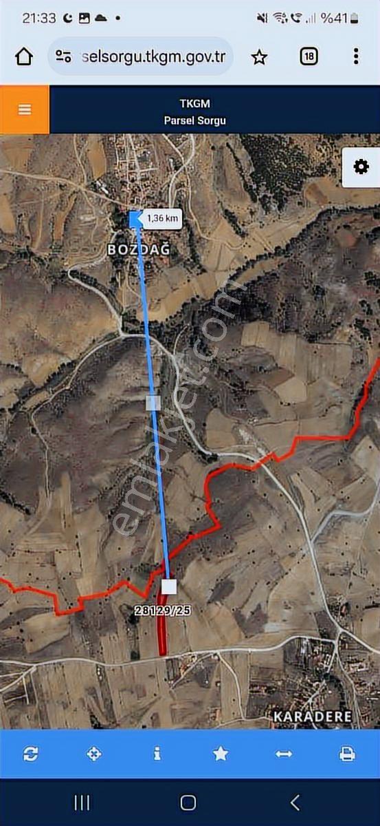 Karadere Hobı Bahcelerı Arasında Yola Sıfır Satılık 5500m2 Tarla - Görsel 10