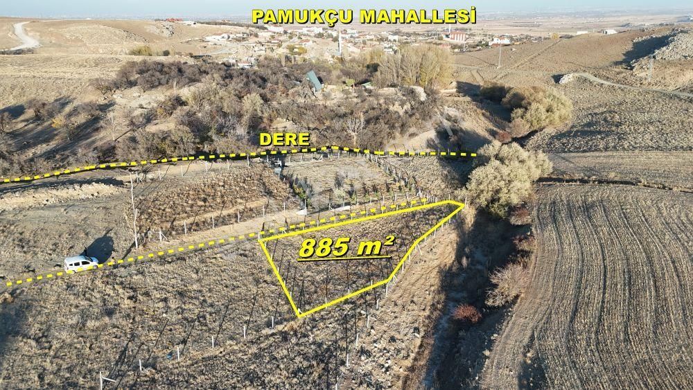Meram Pamukçu Da 885 M² Bahçe Yapmaya Ve Yatırıma Uygun Tarla..!