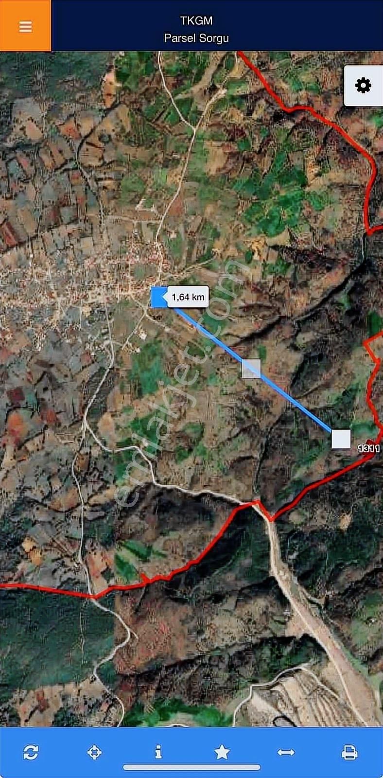 Çanakkale Çan Kocayayla 4.000 M2 Tek Tapu Arazi - Görsel 6