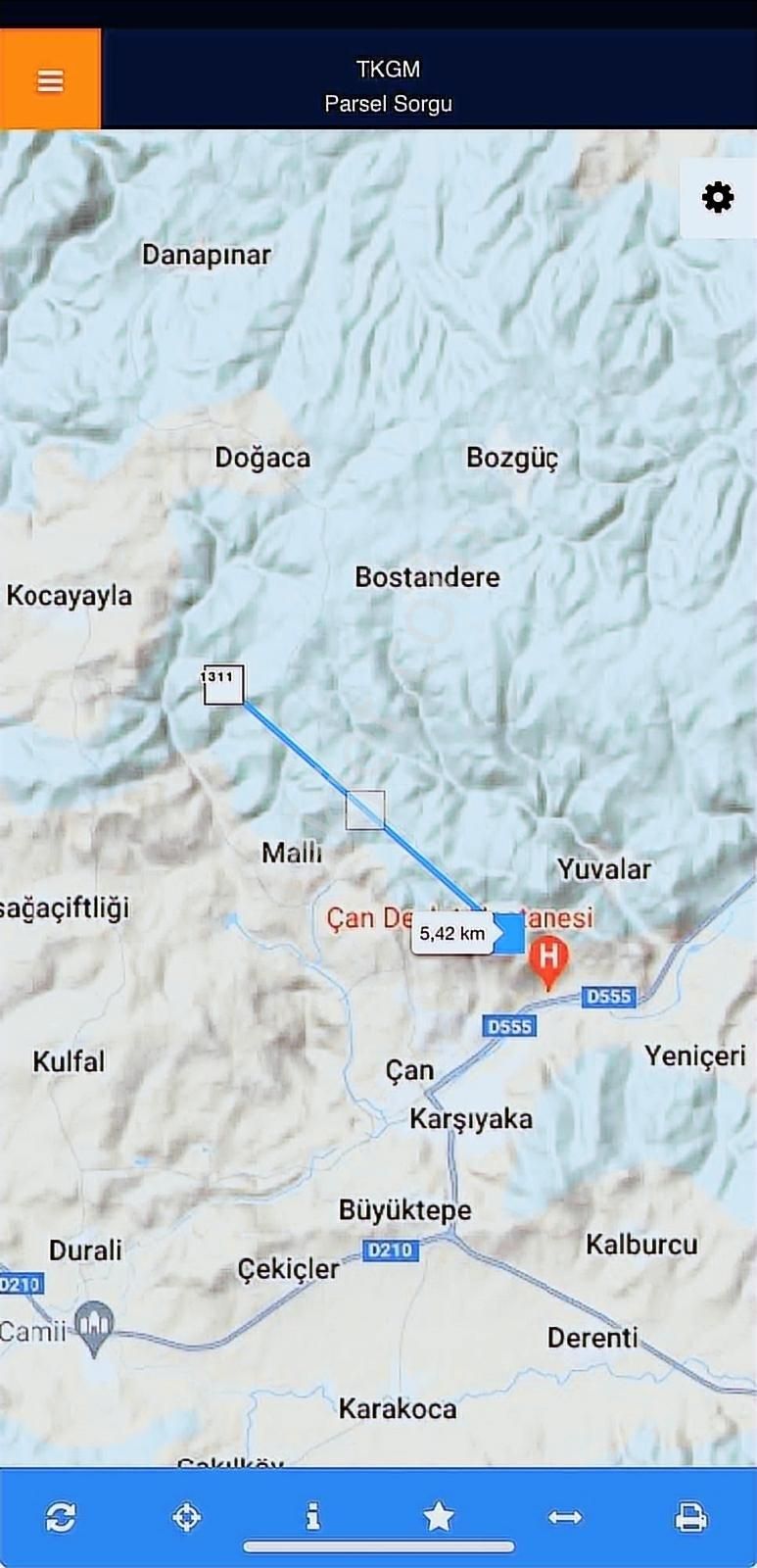 Çanakkale Çan Kocayayla 4.000 M2 Tek Tapu Arazi - Görsel 7