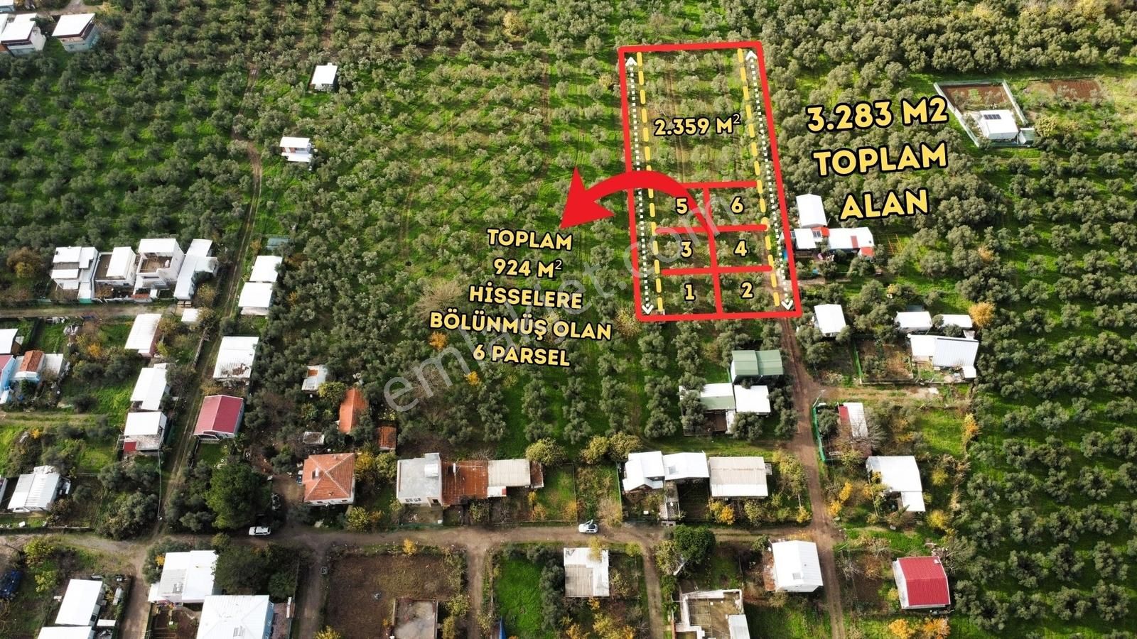 Gemlik/gençali Köyünde 2359m2 Togg Karşısı Satılık Tarla - Görsel 3