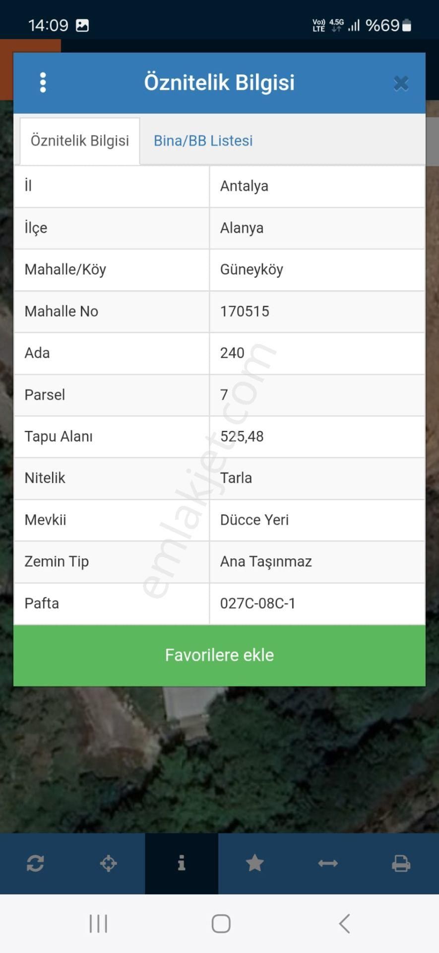 Alanya Güneyde Satılık Yol Kenarı 500 M2 - Görsel 2