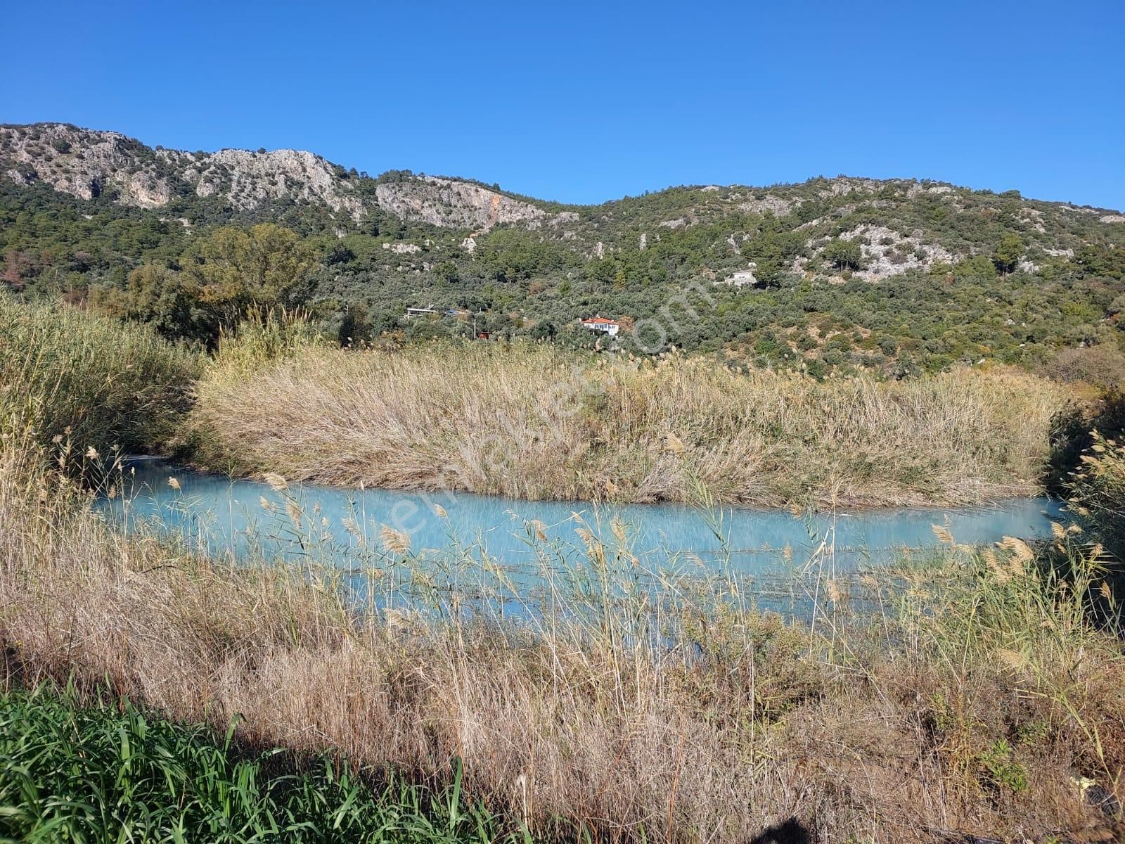 Ortaca Fevziye De Kükürtlü Sıcak Suya Sıfır Yatırıma Uygun 7 350 M2 Arazi Satılık