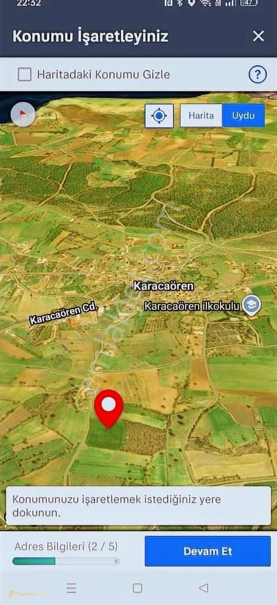 Karacaörende İmarlı Alana Çok Yakın Yatırımlık Fırsat Arazi - Görsel 3