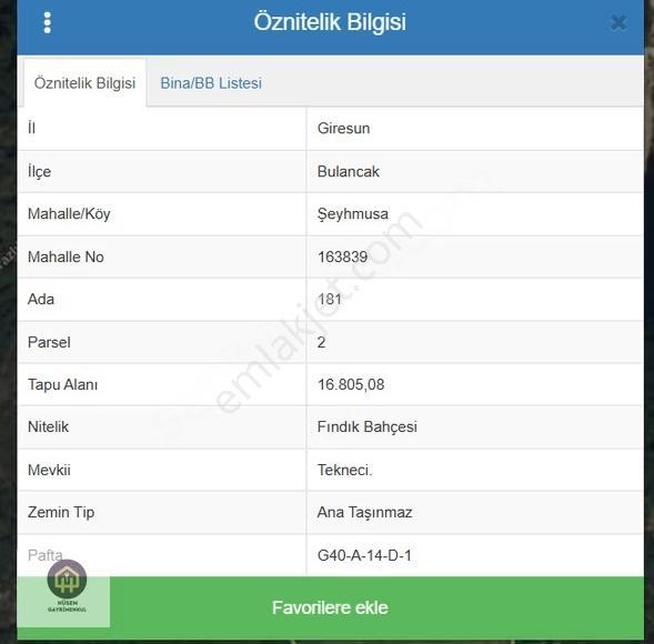 Hüsem Gayrimenkul'den Şehmusa Köyünden Satılık Fındık Bahçesi - Görsel 3