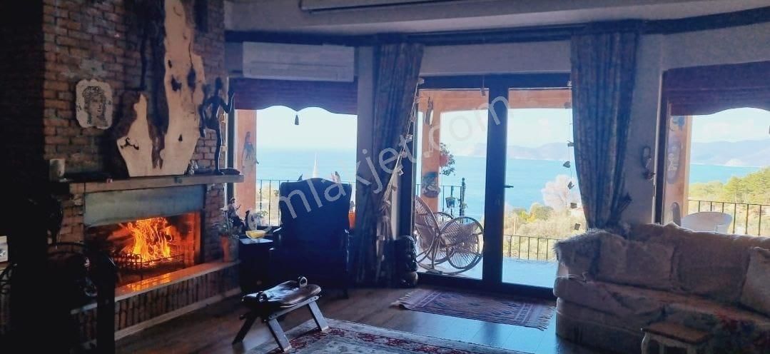 Stoptan Faralyada Full Deniz Manzaralı Müstakil Villa - Görsel 26