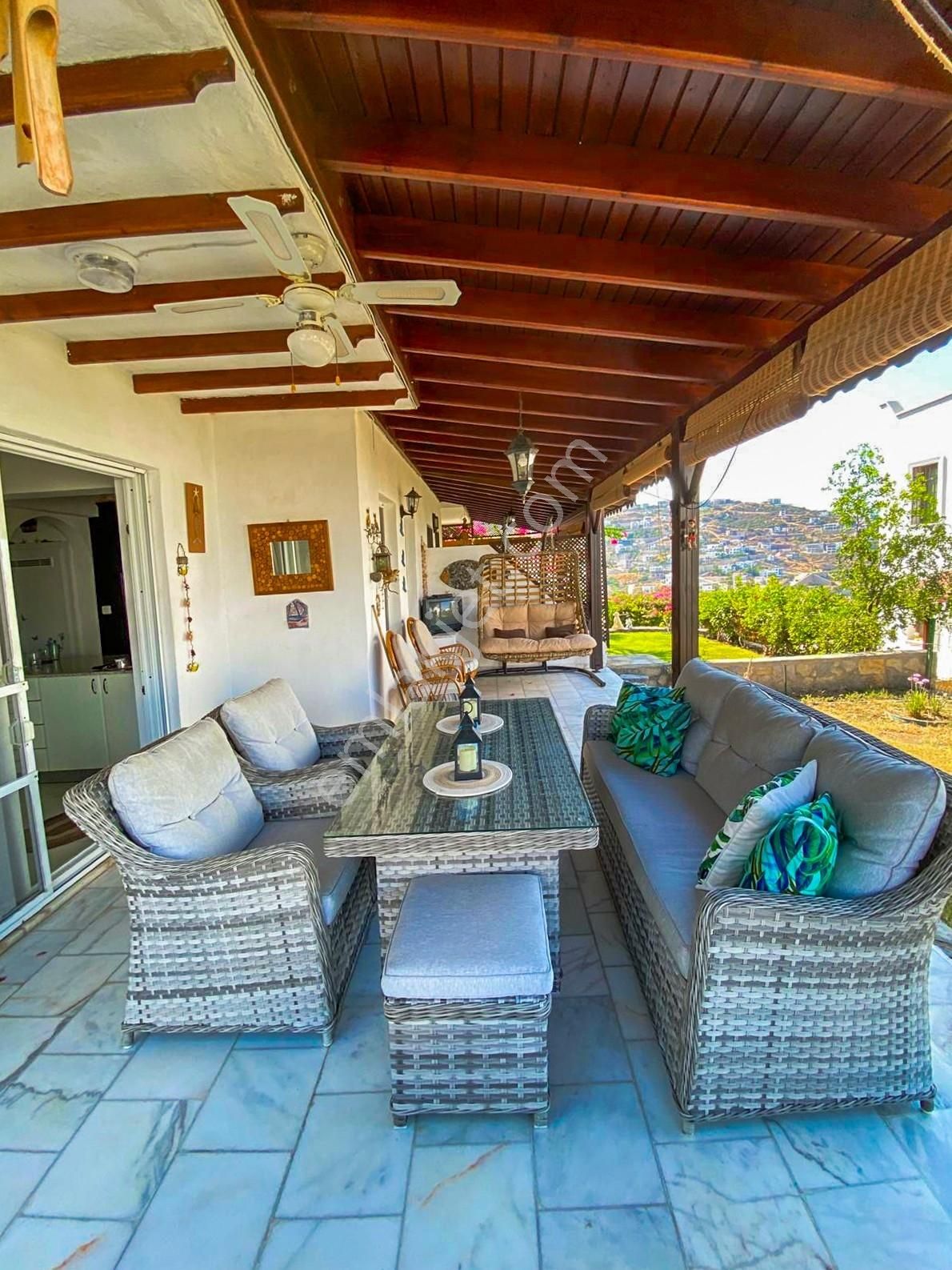 Başko Tatil Sitesinde Geniş Bahçeli, Deniz Manzaralı 3+1 Villa - Görsel 14