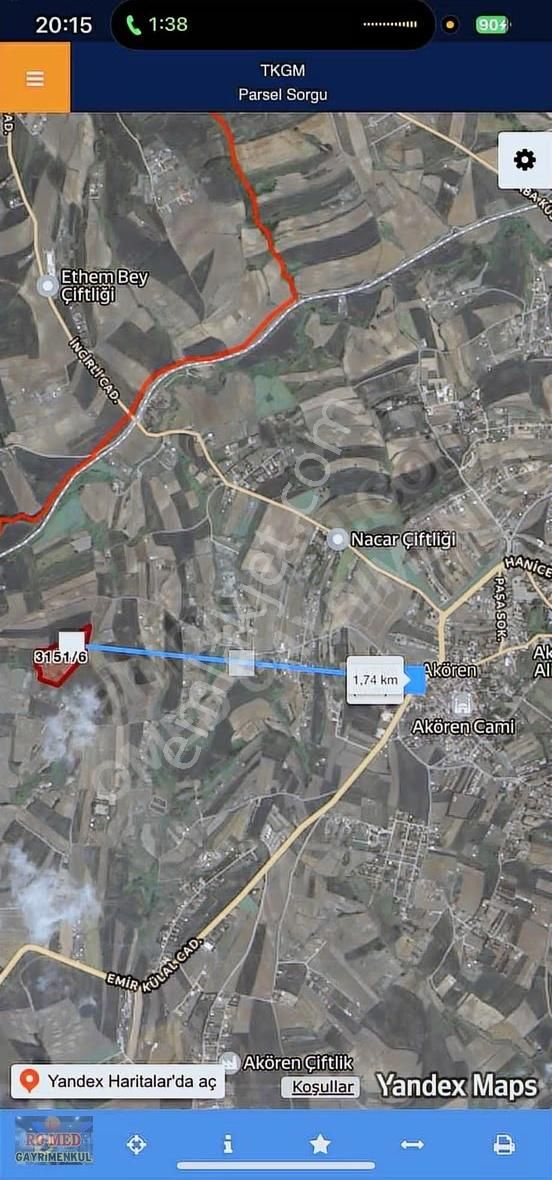 İstanbul Silivri Akören Kaçırılmayacak 1284m2 Satılık Arsa - Görsel 7